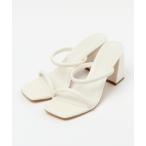 サンダル チャンキーヒールサンダル レディース