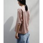 シャツ ブラウス レディース 「ENCIRCLE/エンサークル」Fancy s/s shirt/ファンシーショートスリーブシャツ（ブラウス）