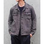 ショッピングリーバイス ジャケット Gジャン メンズ Levi's/リーバイス トラッカージャケット ブラック ROUND MIDNIGHT