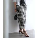 スカート チェックタイトスカート レディース