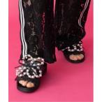 サンダル 「bench×Casselini」フラワービーズサンダル レディース