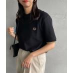 ショッピングジーンズ レディース tシャツ Tシャツ 「WEB限定」「FRED PERRY/フレッドペリー」 袖ティップライン鹿の子Tシャツ