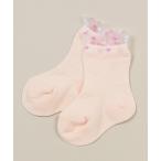 靴下 チュールドットソックス「日本製」 キッズ 子供 女の子