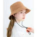 ショッピングハット 帽子 ハット 「撥水/UVカット」ハッスイドロストバケットハット レディース