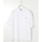 ポロシャツ 「JEMORGAN / ジェーイーモーガン」カノコ ワンポイントワッペン付きワイドシルエット半袖ポロシャツ メンズ レディース