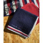 タオル ハンカチ メンズ TOMMY HILFIGER/トミーヒルフィガー ブランド ロゴ 配色 コットン ハンカチ タオル ミニタオル 25×25