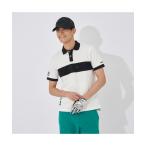 ショッピング半袖 ポロシャツ メンズ FILA GOLF/フィラゴルフ ゴルフウェア ブランド ロゴ吸汗速乾 UVカット 配色切替 半袖 ポロシャツ
