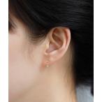 ピアス 天然石サークルフレームピアス「K10」 レディース