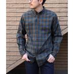 ショッピングジムフレックス シャツ GYMPHLEX/ジムフレックス　ボタンダウン ロングスリーブチェックシャツ 　CHECK B.D. LONG SLEEVE SHIRT　B0