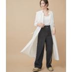 シャツワンピース ケープシャツワンピース