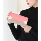 財布 品のある、大人デザインV字ビジュー長財布 レディース