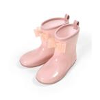 長靴 レインブーツ リボン付きキラキララメ入りレインブーツ (13~18cm) キッズ 子供 女の子