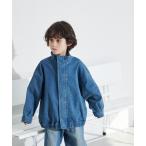 デニムジャケット アウター スタンドカラー ジャケット キッズ 子供服 男の子 女の子
