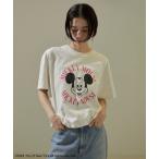 ショッピングtシャツ レディース 半袖 tシャツ Tシャツ レディース 「GOOD ROCK SPEED」「ホワイト別注」MICKEY MOUSE T