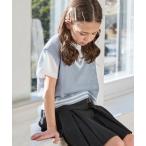ベスト Vネックメッシュニットセットプルオーバー/103890 キッズ 子供服 女の子