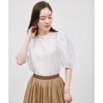 ショッピング雑誌掲載 ブラウス シャツ 「新色追加」「洗える」カールマイヤーパフスリーブブラウス「雑誌/メディア掲載」 レディース