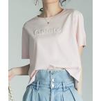 tシャツ 「新色追加」パールモチーフクロップドTシャツ レディース