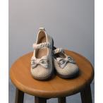 シューズ バレエシューズ キッズ 「shoes365」子供用　リボン飾り　通気性高いバレエシューズ
