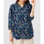 ブラウス シャツ レーヨン素材ギャザーデザインブラウス レディース