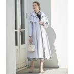 トレンチコート コート スタンドカラーフーデッドロングコート レディース