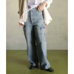 ショッピングカーゴパンツ カーゴパンツ イージーカーゴデニムパンツ レディース