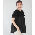 tシャツ 「ZOZO限定商品」チュールレースフリルブラウス レディース