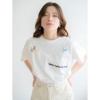 レディース tシャツ Tシャツ ミックスロゴデザインTee