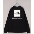 tシャツ Tシャツ メンズ 限定展開 THE NORTH FACE/ノースフェイス L/S BACK SQUARE LOGO Tee / ロングスリー