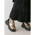 サンダル レースアップスニーカーソールサンダル レディース