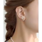 イヤリング パールフラワーイヤリング レディース