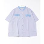 tシャツ バンドカラーシャツ レディース
