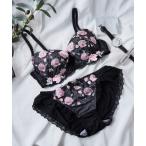 ブラジャー ショーツセット 「しっかり包みこめる深めカップでメレンゲみたいなふわっとしたまんまるバストに！ふんわり柔らか胸」ブラジャー＆ショーツセット