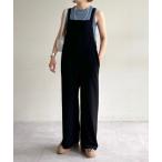 サロペット オーバーオール カットジョーゼットキャミサロペット レディース