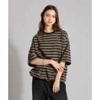 ショッピングタイムセール tシャツ Tシャツ メンズ CREW NECK MULTI BORDER TEE / クルーネックマルチボーダーT