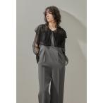 カーディガン レースケープボレロ ショート丈 カーディガン 結婚式 同窓会 お呼ばれ レディース