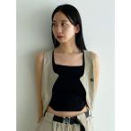 タンクトップ ノースリーブ ナイロンボックスタンクトップ レディース