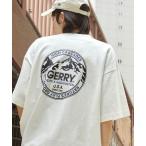 ショッピングtシャツ tシャツ Tシャツ メンズ GERRY/ジェリー 別注 バックサークル/ボックスロゴプリント ビッグシルエット半袖Tシャツ