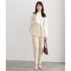 セットアップ ペプラムセットアップ レディース