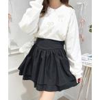 スカート French girly collection バックレースアップボリュームスカパン「ZOZOTOWN限定アイテム」
