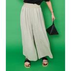 ショッピングスカーチョ パンツ 変形ドットウエストリブスカーチョ レディース