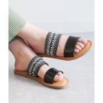サンダル 「MINNETONKA/ミネトンカ」 FRANKY / フランキー フラットサンダル レディース