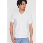 tシャツ Tシャツ メンズ HIGH STREET∴RIPAウェーブパターン半袖Vネックカットソー