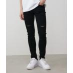 ジーンズ AZUL DENIM クラッシュスキニ