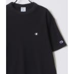 ショッピングチャンピオン tシャツ tシャツ Tシャツ メンズ Champion/チャンピオン コットンUSA ワッフル ロゴワッペン ワンポイント刺繍 半袖Tシャツ/無地T レディース