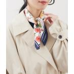 ショッピングスカーフ スカーフ バンダナ レディース 「KATHARINE ROSS」花柄＆ボーダースカーフ