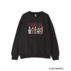 ショッピングschott 「schott」 スウェットカットソー「marvelコラボ」 M ブラック メンズ