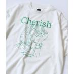 ショッピングtouch tシャツ Tシャツ メンズ Cool Touch Ponte Fabric Girl Print T-shirt/ポンチ 線画 ガールプリント 半袖T