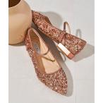 パンプス 「NICAL」スパンコールストラップパンプス/44112