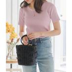 ショッピングカゴバッグ ハンドバッグ リボン付きカゴバッグ