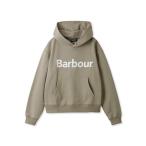 ショッピングLimited スウェット レディース JAPAN LIMITED” Barbour ロゴ クロップド スウェット フード パーカー（レディース）